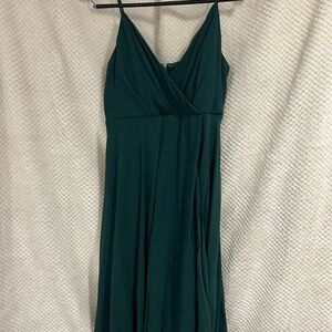 Emerald Green Birdy Grey Bridesmaid Dress